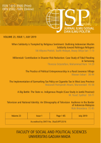 Image of JSP: Jurnal Ilmu Sosial dan Ilmu Politik