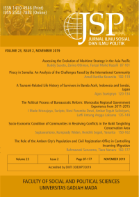 Image of JSP: Jurnal Ilmu Sosial dan Ilmu Politik