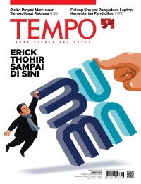 Image of Tempo : Erick thohir sampai di sini