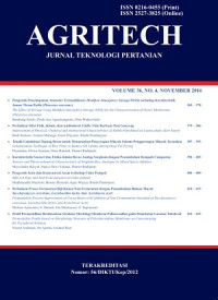 Image of Agritech: Jurnal Teknologi Pertanian